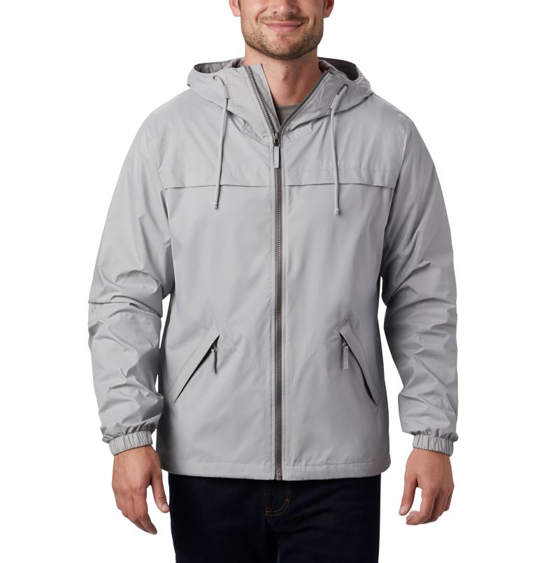 Grey Men's Oroville Creek Rain Jacket | VJMPOY-023 - Columbia Outlet Store