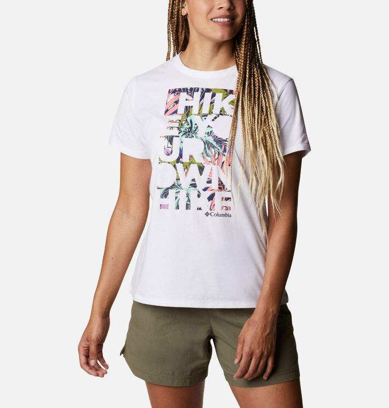 Orange Women's Sun Trek T-Shirt | EFBSNX-476 - Columbia Outlet Store
