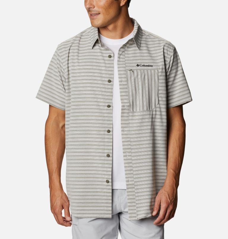 Black Men's Twisted Creek II Shirts | CYKPRX-536 - Columbia Outlet Store