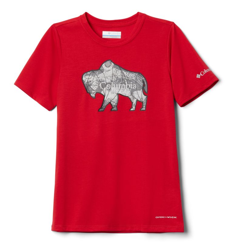 Red Kids' Ranco Lake T-Shirt | MNRSZB-619 - Columbia Outlet Store