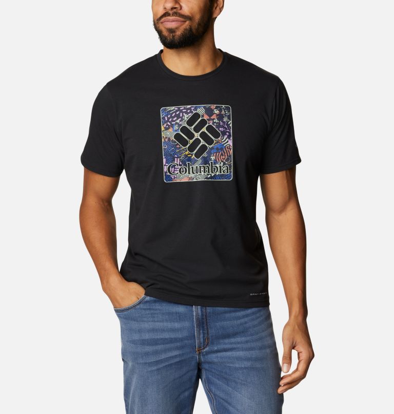 White Men's Sun Trek T-Shirt | RHJFIL-483 - Columbia Outlet Store