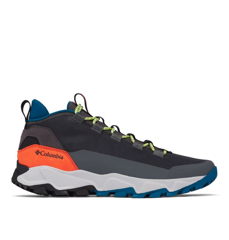 Black Orange Men's Flow Borough Sneakers | DQVASX-736 - Columbia Outlet Store