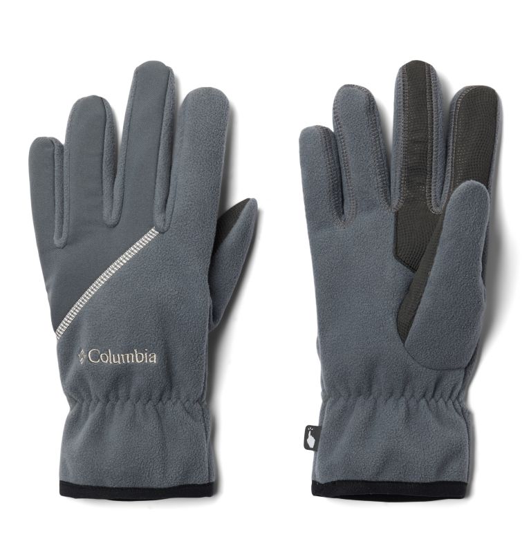Grey Men's Wind Bloc Gloves | EQALVH-912 - Columbia Outlet Store