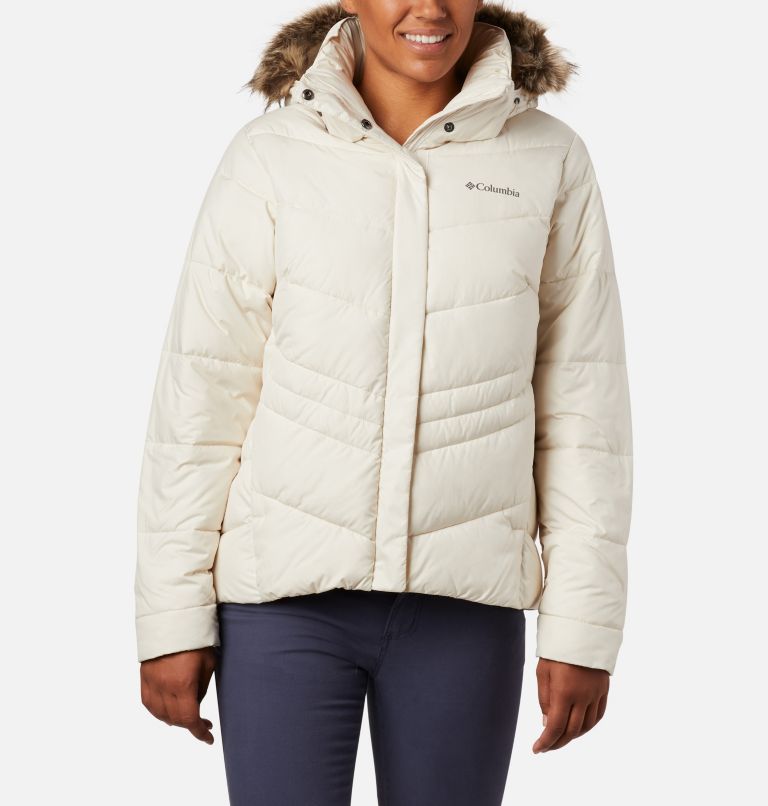 White Women's Peak to Park Insulated Jacket | SYERDA-356 - Columbia Outlet Store