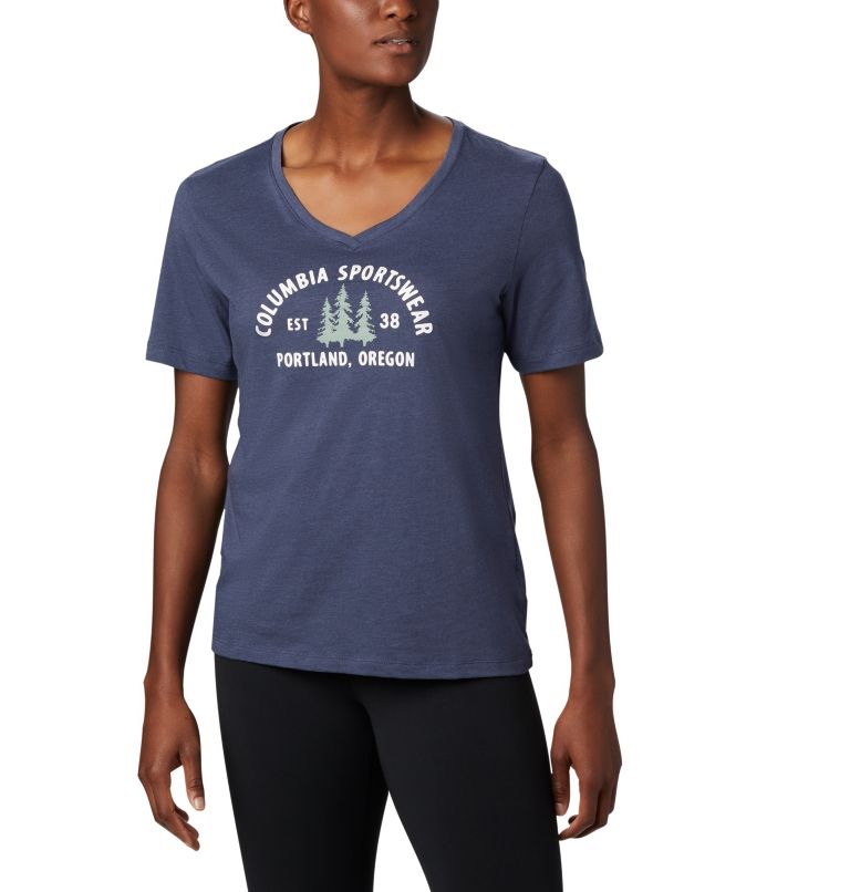 White Women's Mount Rose T-Shirt | FVAQGS-985 - Columbia Outlet Store