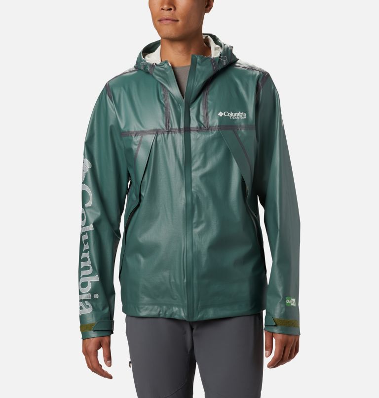 Green Men's OutDry Ex Softshell Jacket | QWEFCK-193 - Columbia Outlet Store
