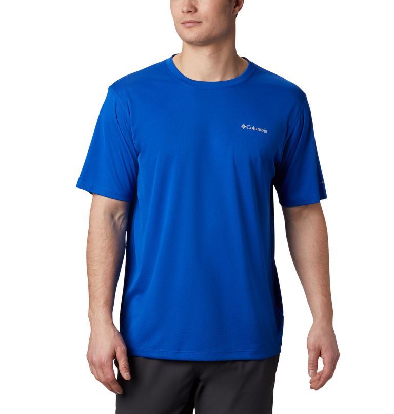 Blue Men's Zero Rules T-Shirt | VTFNXW-174 - Columbia Outlet Store