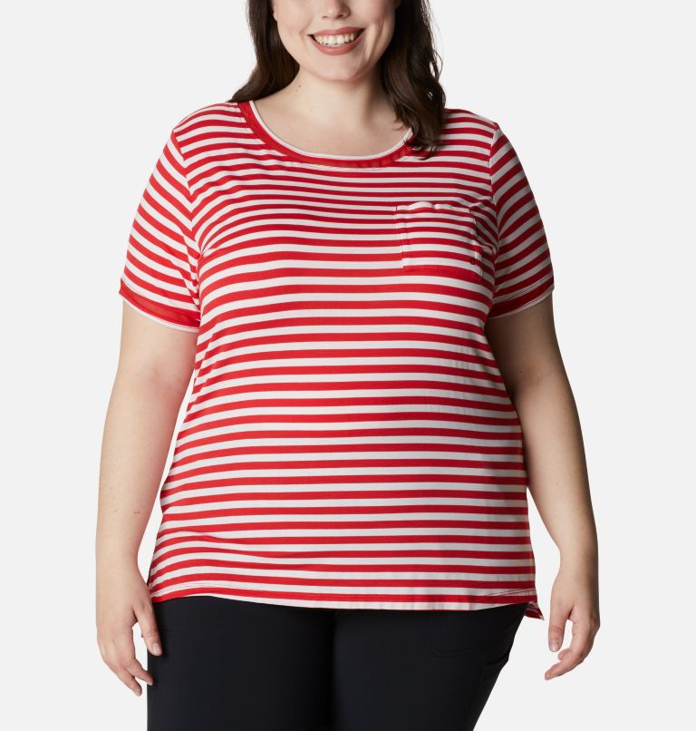 Red Women's Slack Water T-Shirt | PNBRHO-730 - Columbia Outlet Store