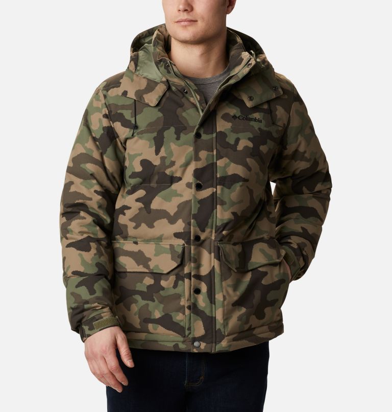 Black Men's Rockfall Down Jacket | ECZKWT-682 - Columbia Outlet Store