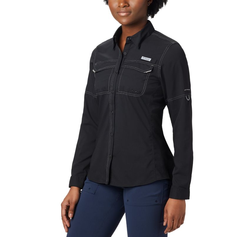 Grey Women's PFG Lo Drag Shirts | XRUEHZ-214 - Columbia Outlet Store