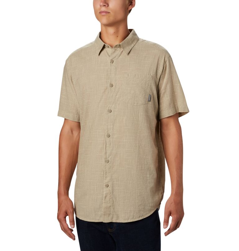 Yellow Men's Under Exposure Shirts | DYWPXG-836 - Columbia Outlet Store