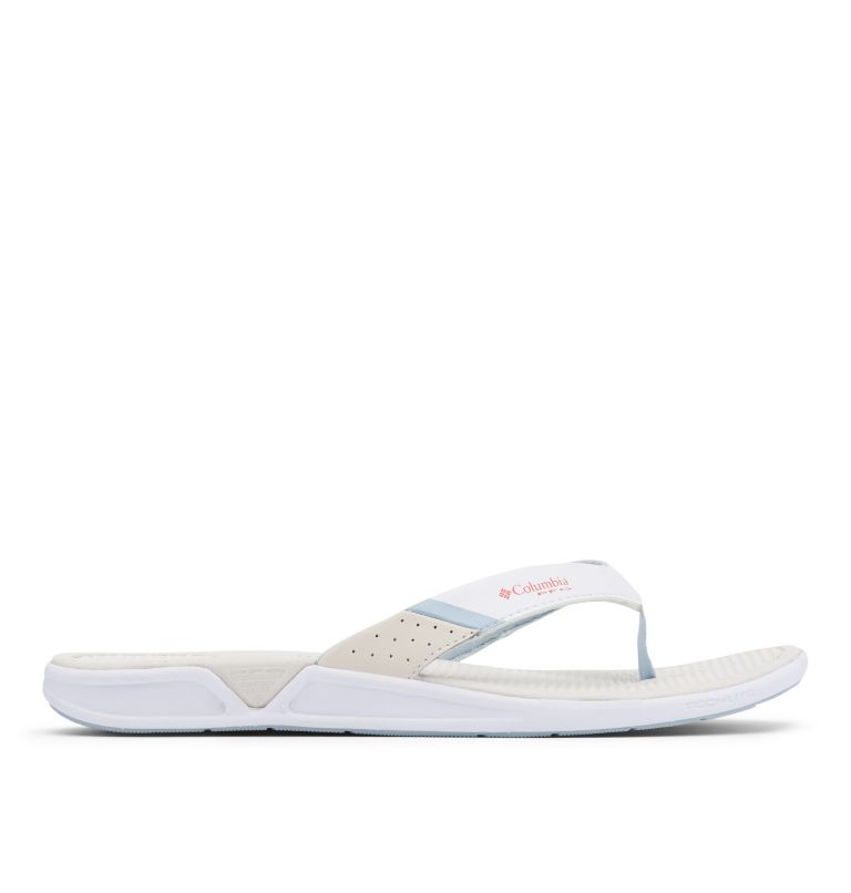 White Women's Rostra PFG Sandals | LBURSI-104 - Columbia Outlet Store