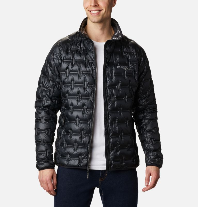 Blue Men's Delta Ridge Down Jacket | FEHZXD-769 - Columbia Outlet Store