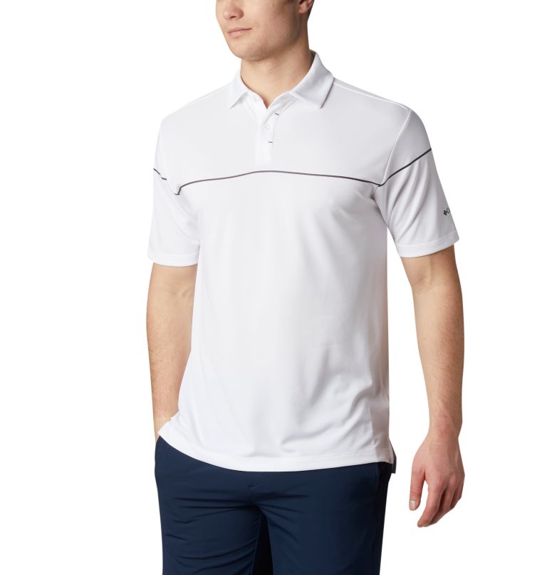 Azul Men's Omni-Wick Polo | UYHJCX-280 - Columbia Outlet Store