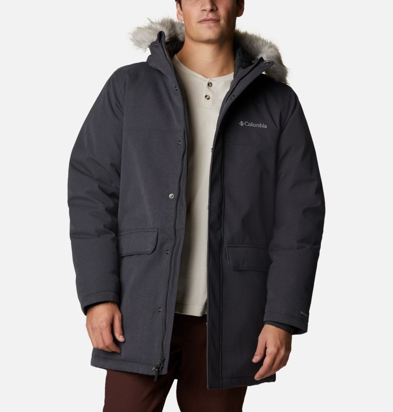 Black Men's Bronson Road Parkas | DIQBRC-846 - Columbia Outlet Store
