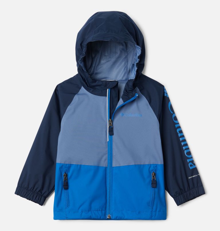 Blue White Kids' Dalby Springs Waterproof Jacket | XWMPVF-485 - Columbia Outlet Store