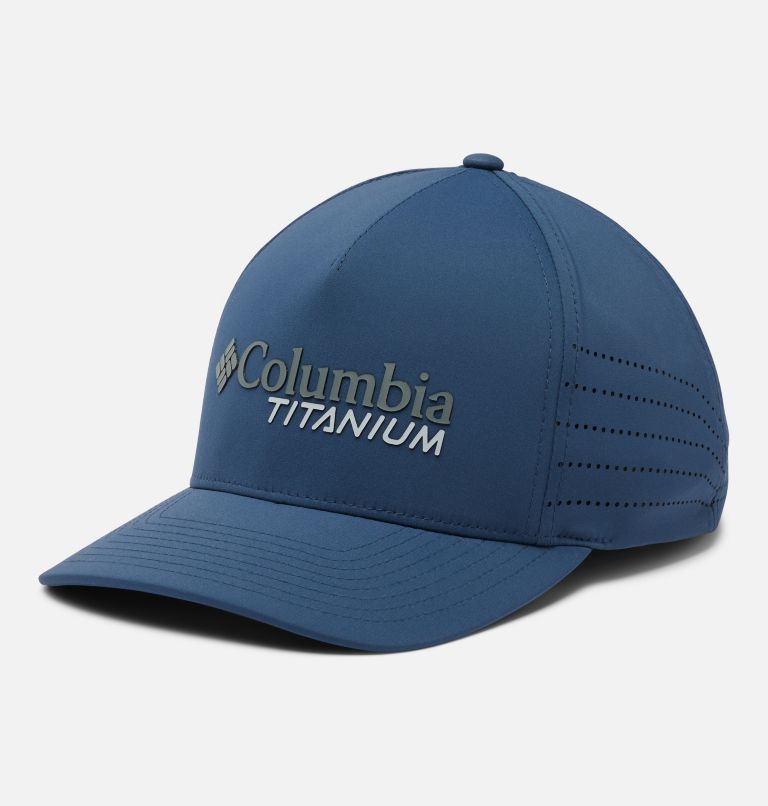 Blue Men's Titanium Baseball Cap Hats | FMUDNQ-674 - Columbia Outlet Store
