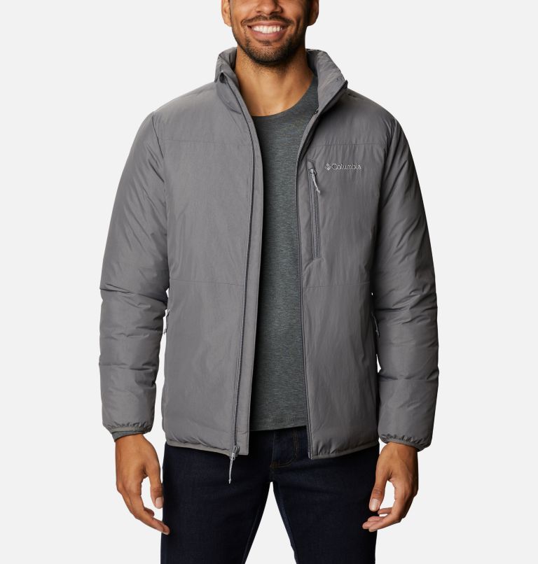 Black Men's Grand Wall Insulated Jacket | EGULVF-317 - Columbia Outlet Store