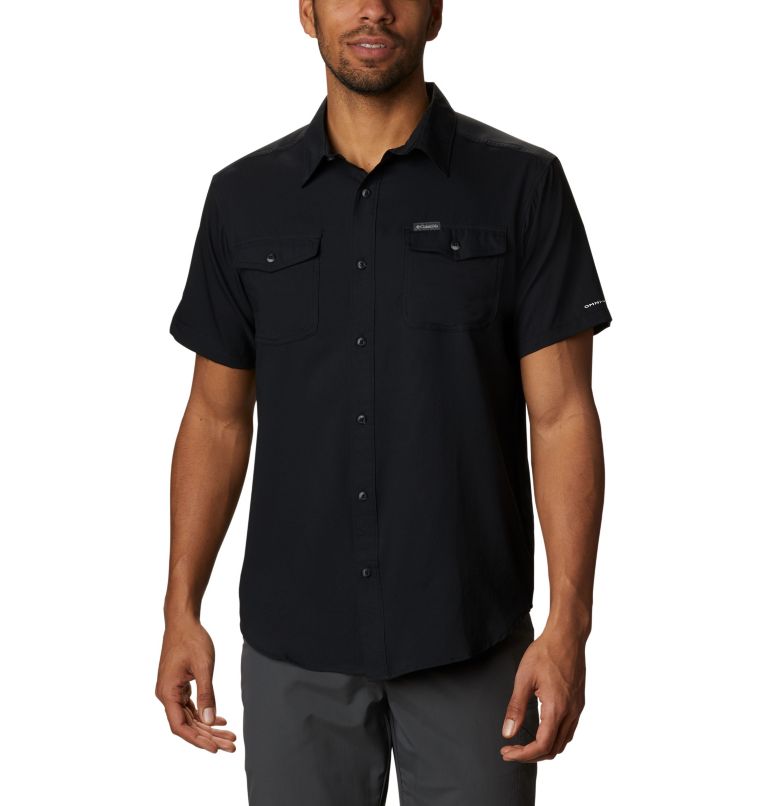 White Men's Utilizer II Shirts | NBAMKY-198 - Columbia Outlet Store