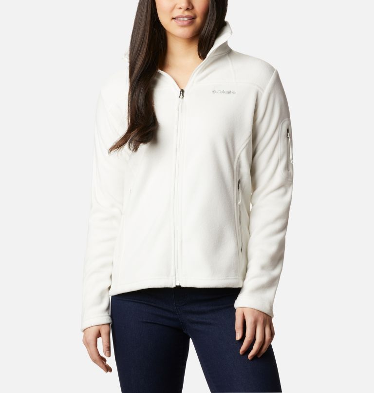 White Women's Fast Trek II Fleece Jacket | IQBFDU-592 - Columbia Outlet Store