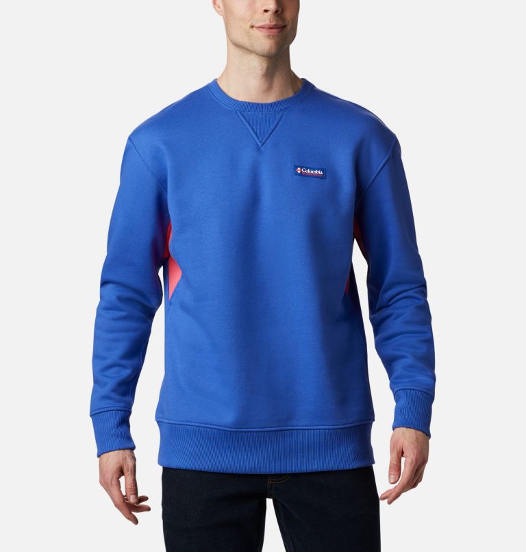 Blue Men's Bugasweat Hoodies | JMTUOV-837 - Columbia Outlet Store