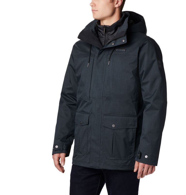 Grey Men's Horizons Pine Interchange 3 In 1 Jacket | WUMSGH-420 - Columbia Outlet Store