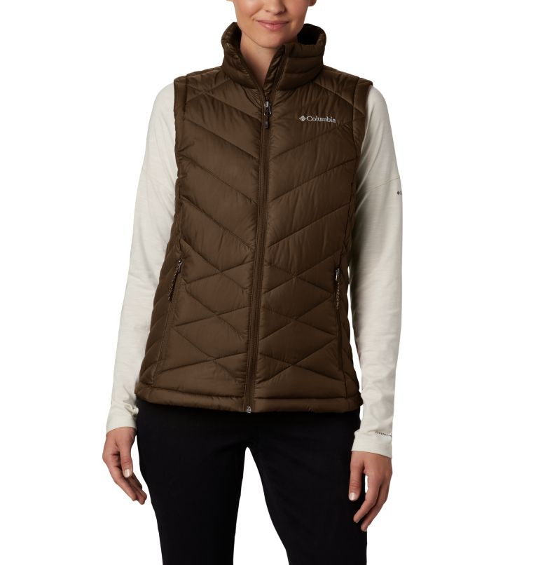 Olive Green Women's Heavenly Vest | YLAHGM-167 - Columbia Outlet Store