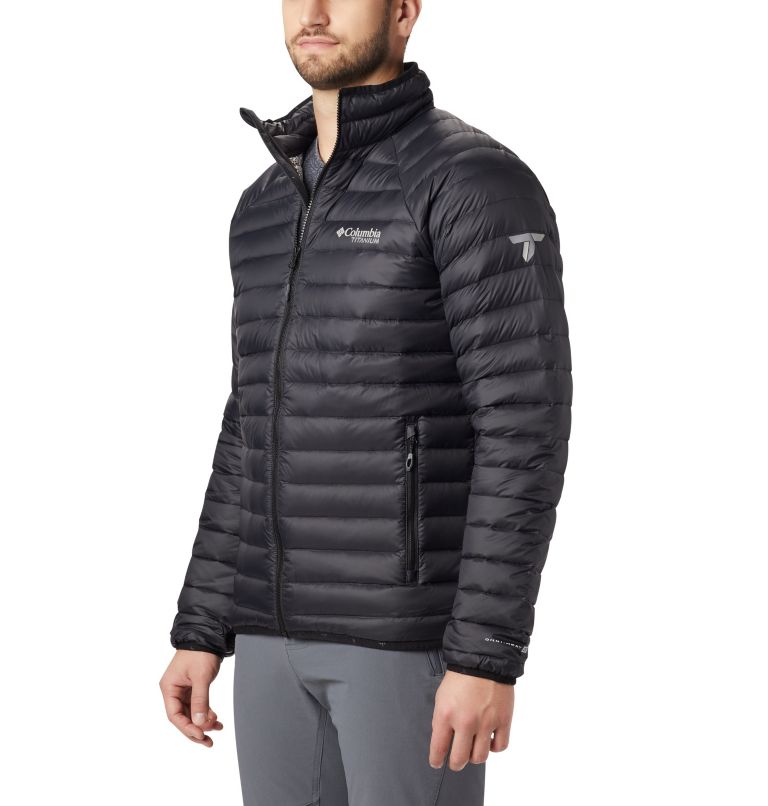 Grey Men's Alpha Trail Down Jacket | GIVPNX-623 - Columbia Outlet Store
