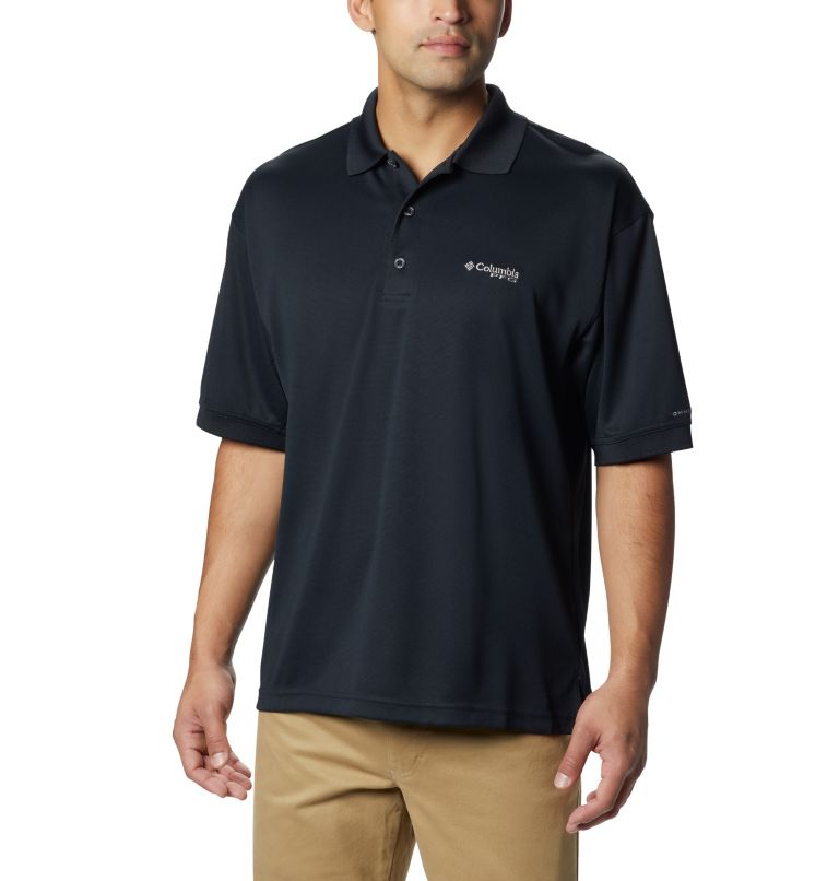 Blue Men's PFG Perfect Cast Polo | GNVJPO-169 - Columbia Outlet Store