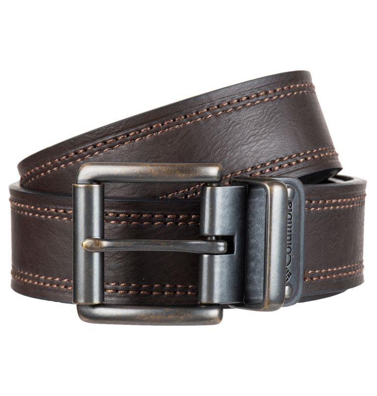Brown/Black Men's Poulsbo Belts | HZJRDX-129 - Columbia Outlet Store