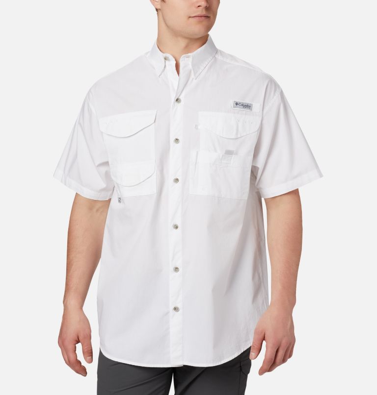 Green Men's PFG Bonehead Fishing Shirts | CDGXSP-471 - Columbia Outlet Store