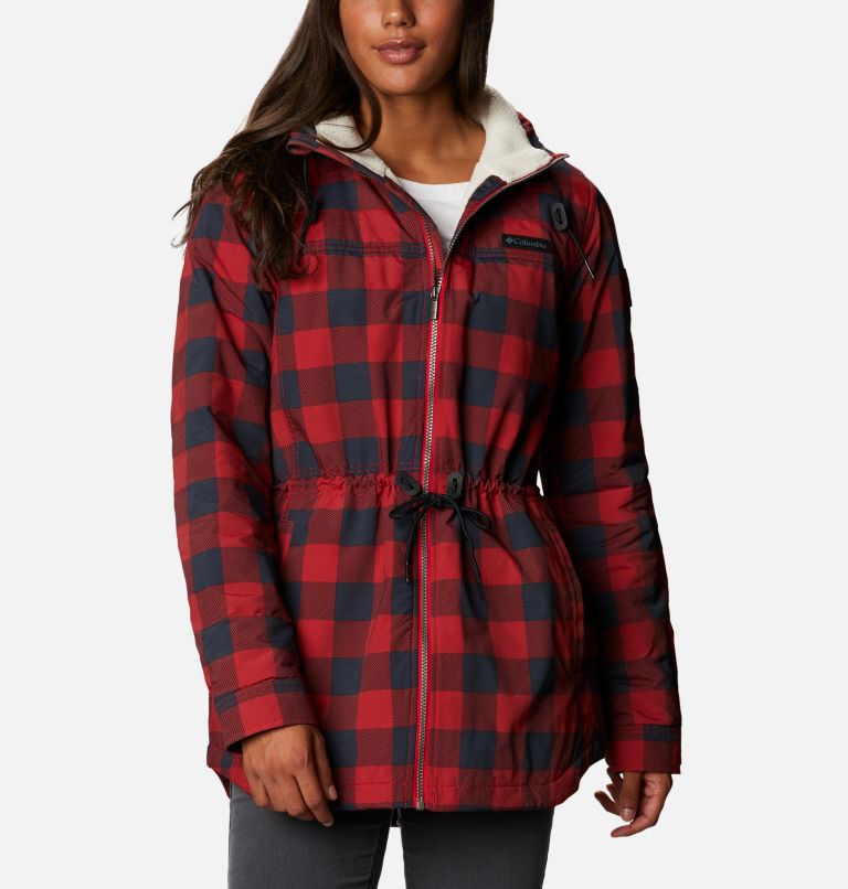Red Women's Chatfield Hil Insulated Jacket | RTWCOM-183 - Columbia Outlet Store