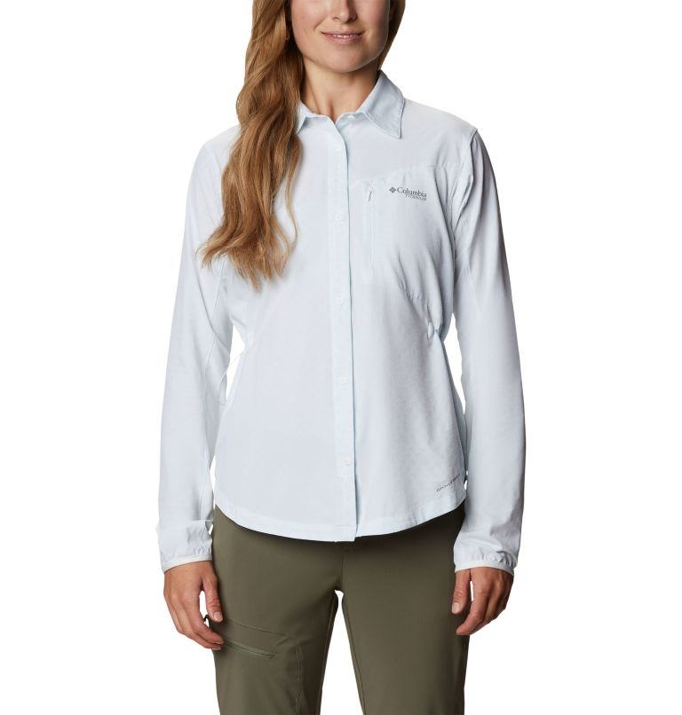 White Women's Mazama Trail Shirts | SJTWVP-903 - Columbia Outlet Store
