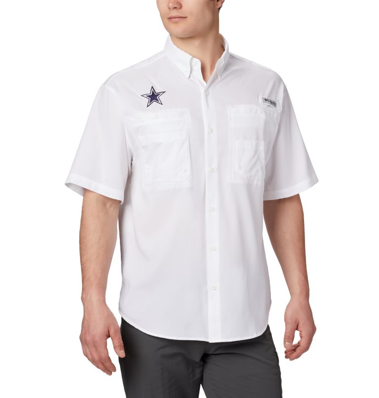 Navy Men's PFG Tamiami Shirts | ORUADK-458 - Columbia Outlet Store