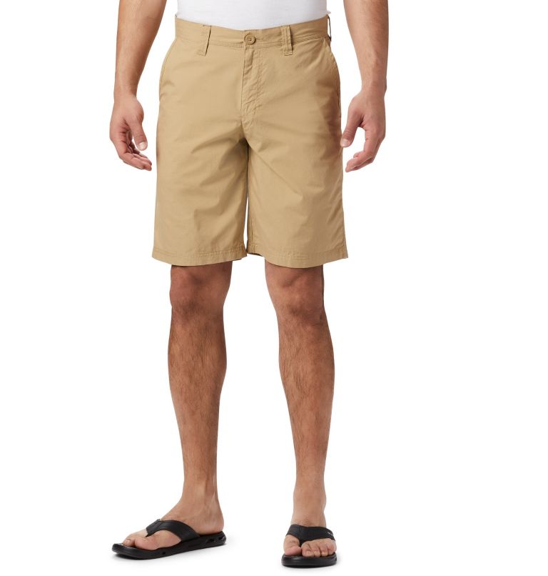 Red Men's Washed Out Shorts | UFZNHA-485 - Columbia Outlet Store