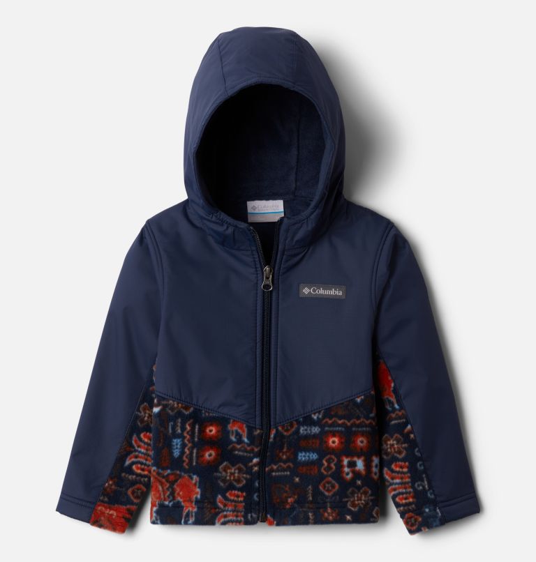 Navy Black Kids' Steens Mountain Hooded Jacket | TIKOGM-513 - Columbia Outlet Store