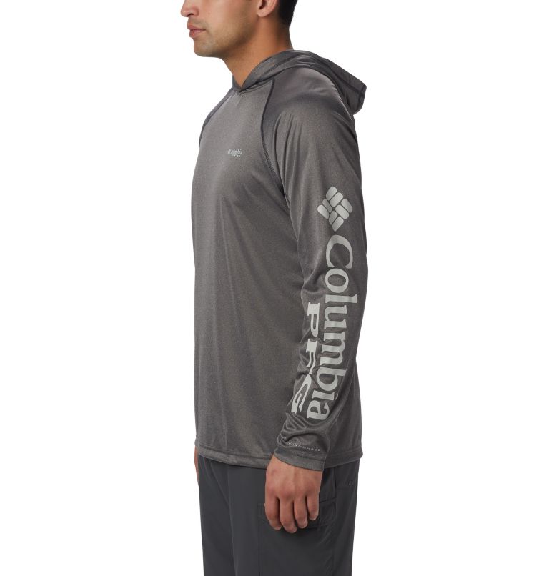 Grey Blue Men's Terminal Tackl Hoodies | TWEFIA-347 - Columbia Outlet Store