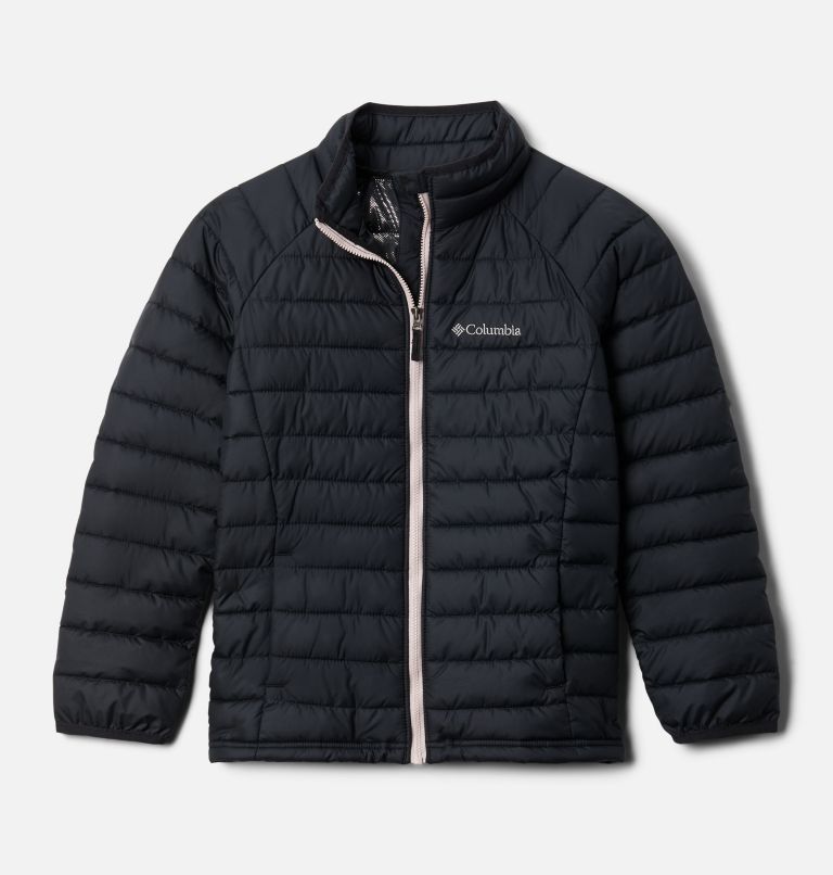 Black Kids' Powder Lite Puffer Jacket | OVTFWX-908 - Columbia Outlet Store