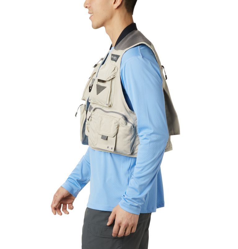 Blue Men's PFG Vest | HFQVNU-421 - Columbia Outlet Store