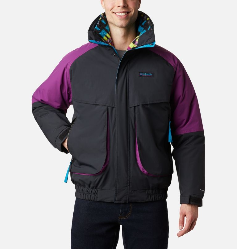 Light Blue Yellow Men's Powder Keg Interchange 3 In 1 Jacket | OKXMIA-513 - Columbia Outlet Store