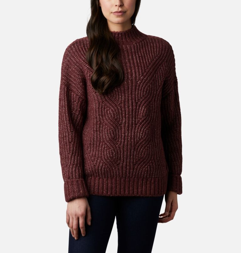 Red Women's Pine Street Sweaters | BEYXAP-453 - Columbia Outlet Store