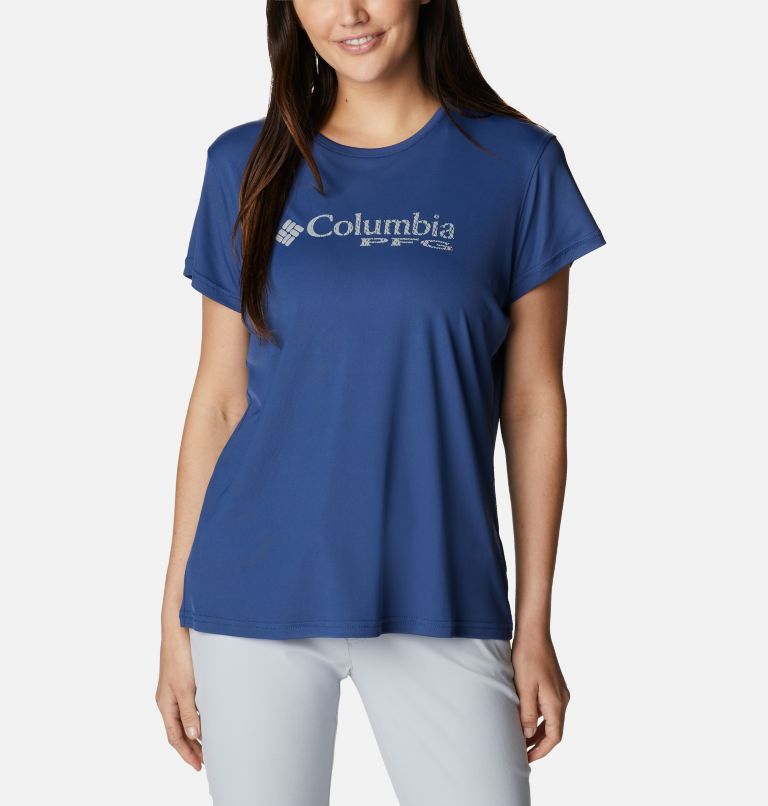 Grey Women's PFG Respool T-Shirt | THFMYW-831 - Columbia Outlet Store