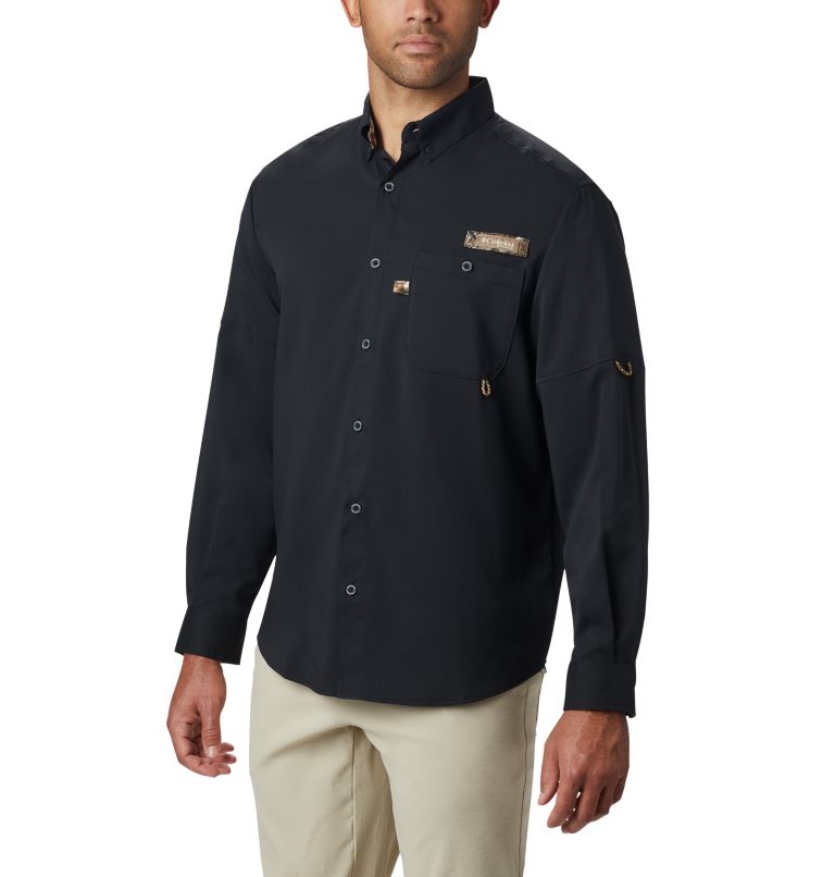 Black Men's PHG Bucktail Shirts | SWEXYR-382 - Columbia Outlet Store