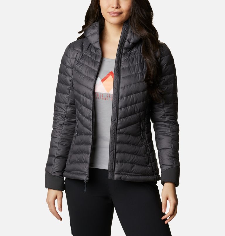 Black Women's Windgates Hooded Jacket | AUPNFD-302 - Columbia Outlet Store