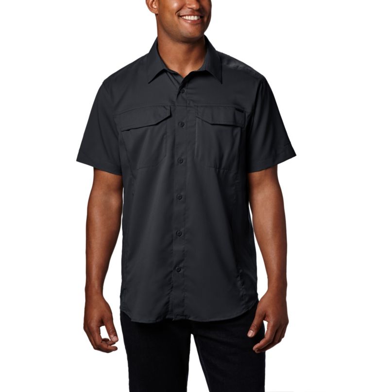 White Men's Silver Ridge Lite Shirts | ZPXICN-054 - Columbia Outlet Store