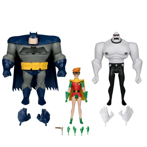 DC Direct New Batman Adventures Batman Mutant Leader & Robin 3 Pack - McFarlane