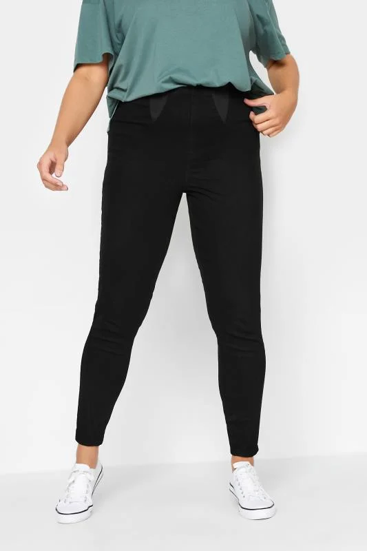 Yours YOURS Curve 2 PACK Black Longline T-Shirts
