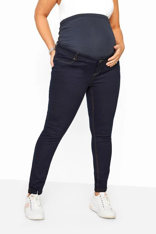 Bump It Up BUMP IT UP MATERNITY Curve Black Stripe Puff Sleeve T-Shirt