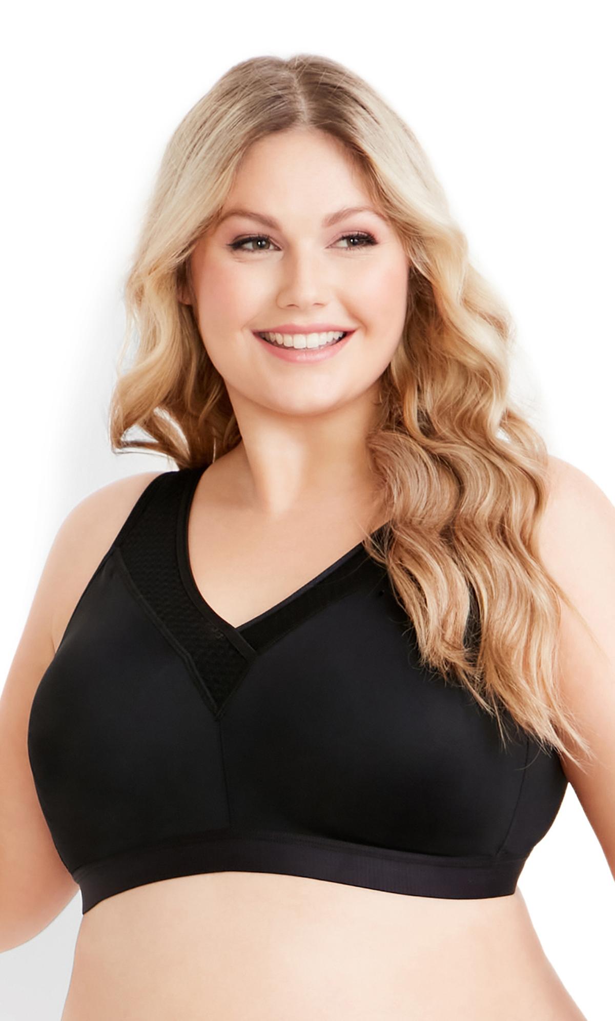 Evans Evans Black Cooling Wire Free Bra