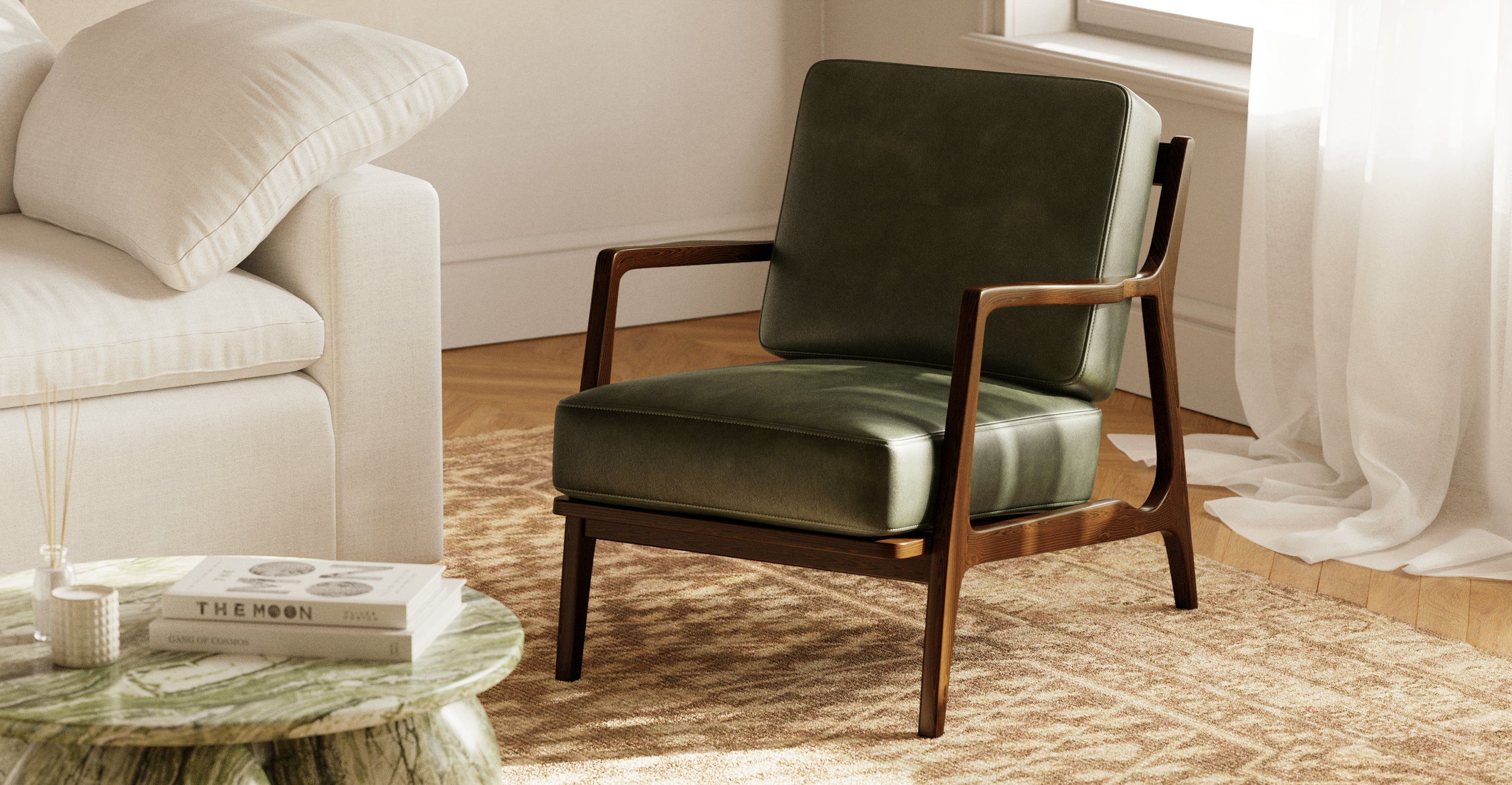 Verity Leather Lounge Chair